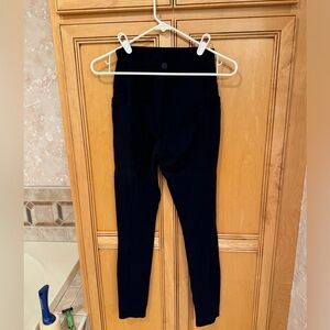 Talbots navy leggings.